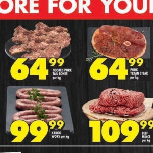 Pork at Shoprite