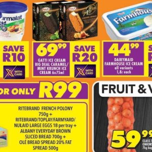 Cream at Shoprite
