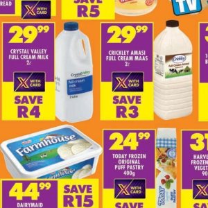 Cream at Shoprite