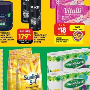 Body spray at Shoprite