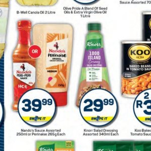 Dressing at Pick n Pay Hyper