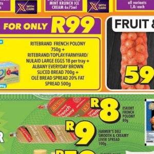 Eggs at Shoprite