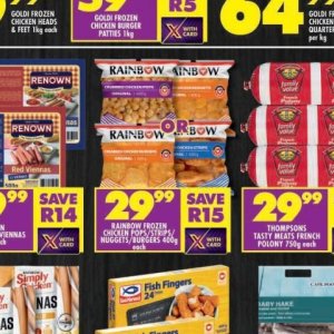Burgers at Shoprite