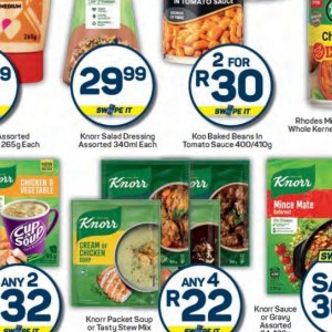 Dressing at Pick n Pay Hyper