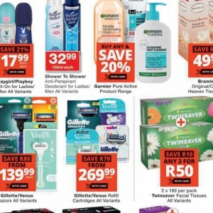 Shower at Checkers