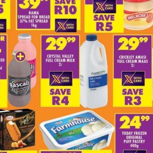 Cream at Shoprite
