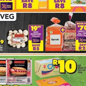 Mushrooms at Shoprite
