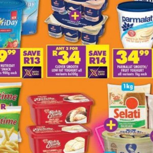 Yoghurt at Shoprite