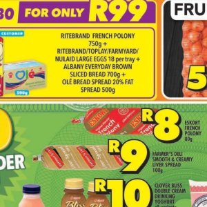 Bread at Shoprite