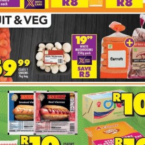Mushrooms at Shoprite