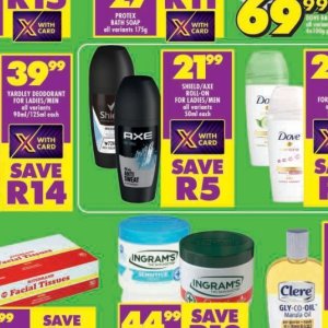 Axe at Shoprite