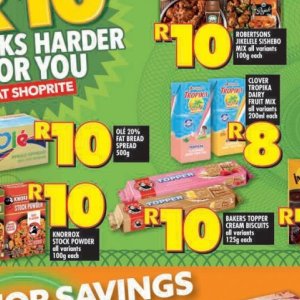 Bread at Shoprite