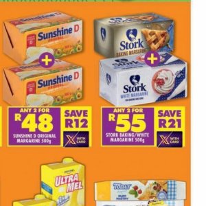 Margarine at Shoprite