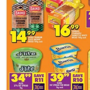 Bread at Shoprite