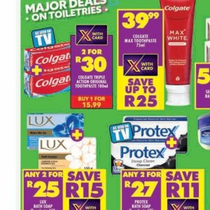 Toothpaste colgate  at Shoprite