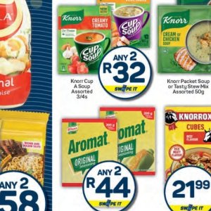 Soup at Pick n Pay Hyper