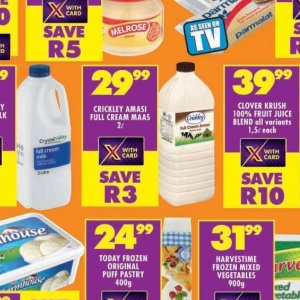 Cream at Shoprite