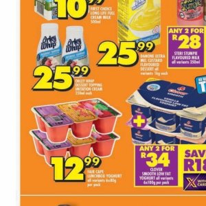 Dessert at Shoprite