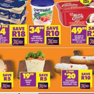 Yoghurt at Shoprite