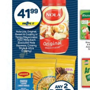 Mayonnaise at Pick n Pay Hyper