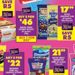 Biscuits at Shoprite