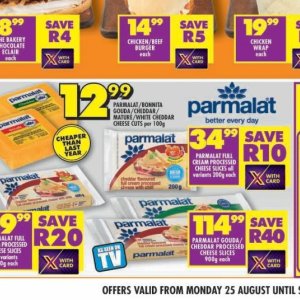 Cheese at Shoprite