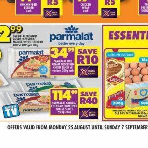 Cheese at Shoprite