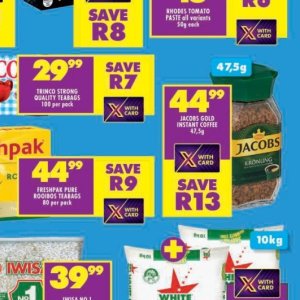 Coffee jacobs  at Shoprite