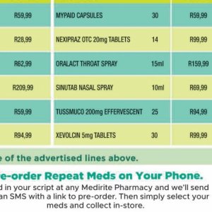Nasal spray at MediRite