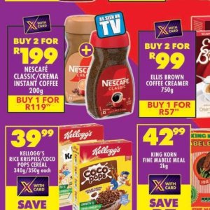 Coffee at Shoprite