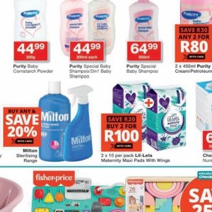 Shampoo at Checkers