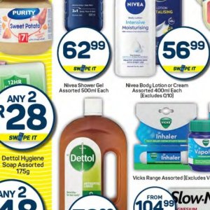 Shower gel nivea  at Pick n Pay Hyper