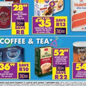 Tea at Shoprite