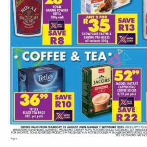 Tea at Shoprite