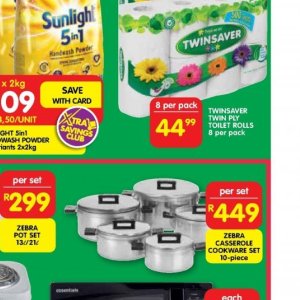Toilet rolls at Shoprite