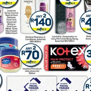 Shampoo at Pick n Pay Hyper