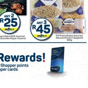 Pasta at Pick n Pay Hyper