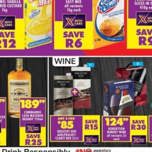 Wine at Shoprite