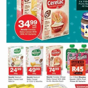 Cereal at Checkers