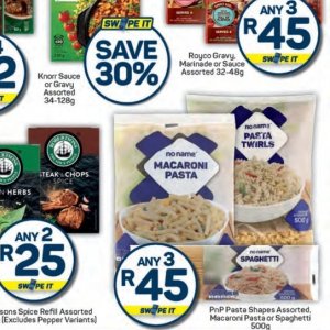 Pasta at Pick n Pay Hyper