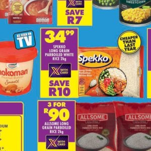 Rice at Shoprite