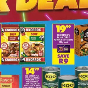 Soup at Shoprite