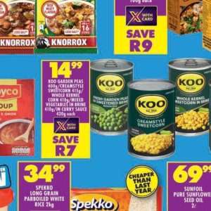 Peas at Shoprite