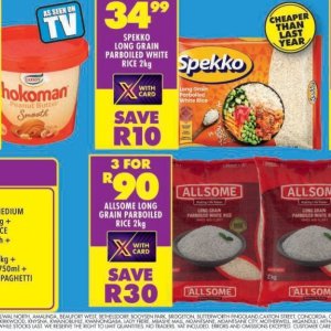 Rice at Shoprite