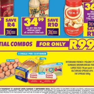 Mayonnaise at Shoprite