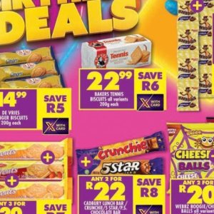 Biscuits at Shoprite