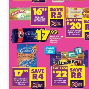 Biscuits at Shoprite