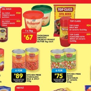 Butter at Shoprite