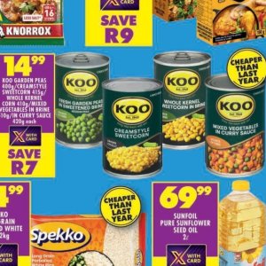 Peas at Shoprite