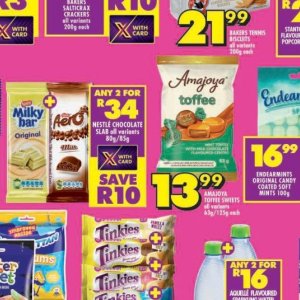 Chocolate at Shoprite